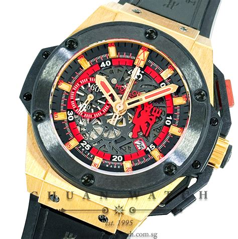 hublot red devil 48mm price|Hublot King Power Red Devil Manchester United Rose Gold .